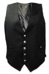 TTT-317. Argyle Waist Coats plain color dress vests, 5 diamond shape thistle buttons
